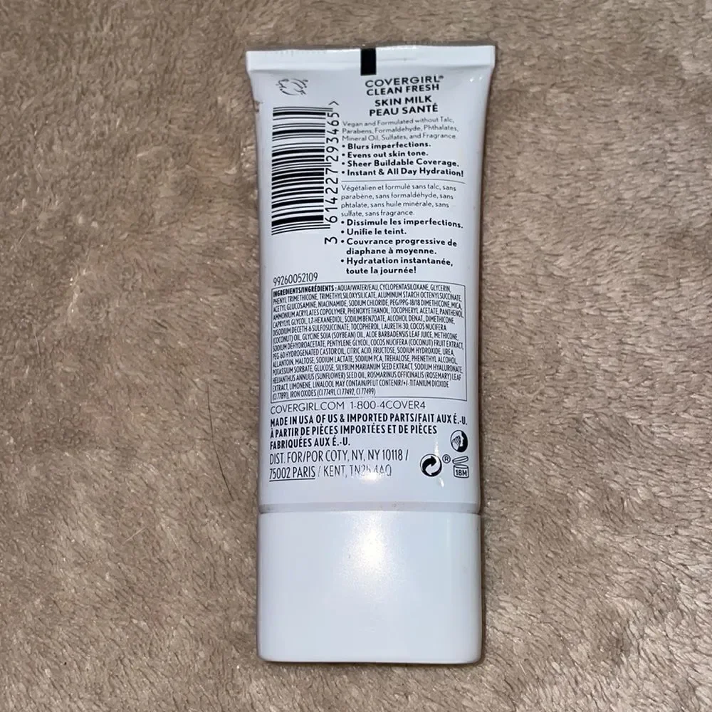 (5/$25) CoverGirl Clean Fresh Clean Fresh Skin Milk Liquid Foundation, Deep/Rich